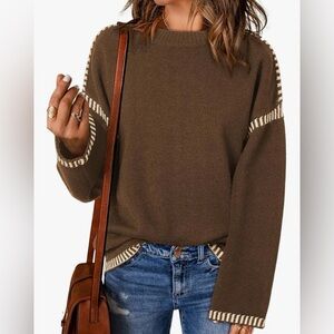 New no tag, Dokotoo Sweaters Solid Crewneck Loose Fit Long Sleeve size M